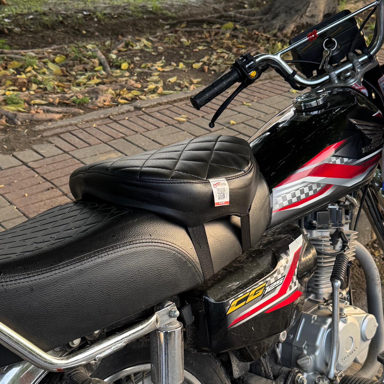 Premium Universal Seat Cushion | Compatible with 70cc–150cc Bikes & EVs
