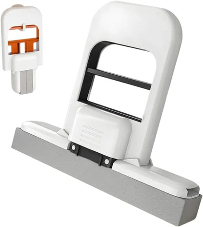 One-Hand Press Mini Foldable Mop – Self-Wringing, Portable & Space-Saving! Clean kitchens, bathrooms, glass