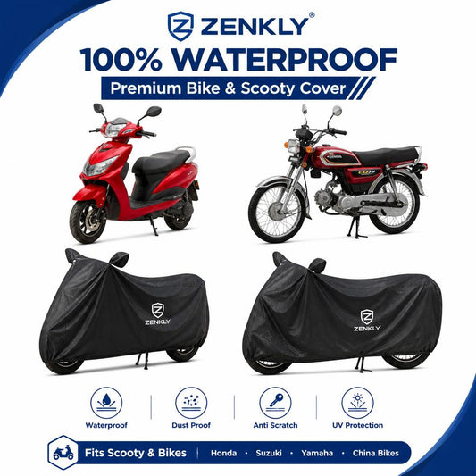 Premium All-Weather Parachute Bike Cover | Waterproof, Dustproof & Scratch Resistant